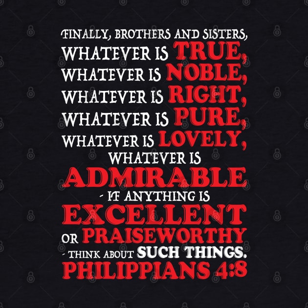 Philippians 4:8 by Plushism